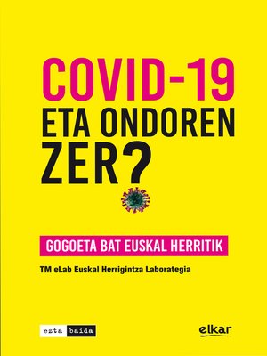 cover image of Covid-19. Eta ondoren zer?